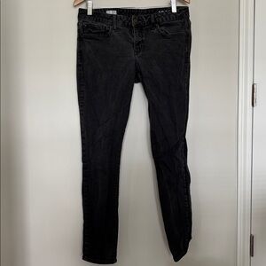 Gap 1969 Always Skinny Black Jeans Sz 31L EUC